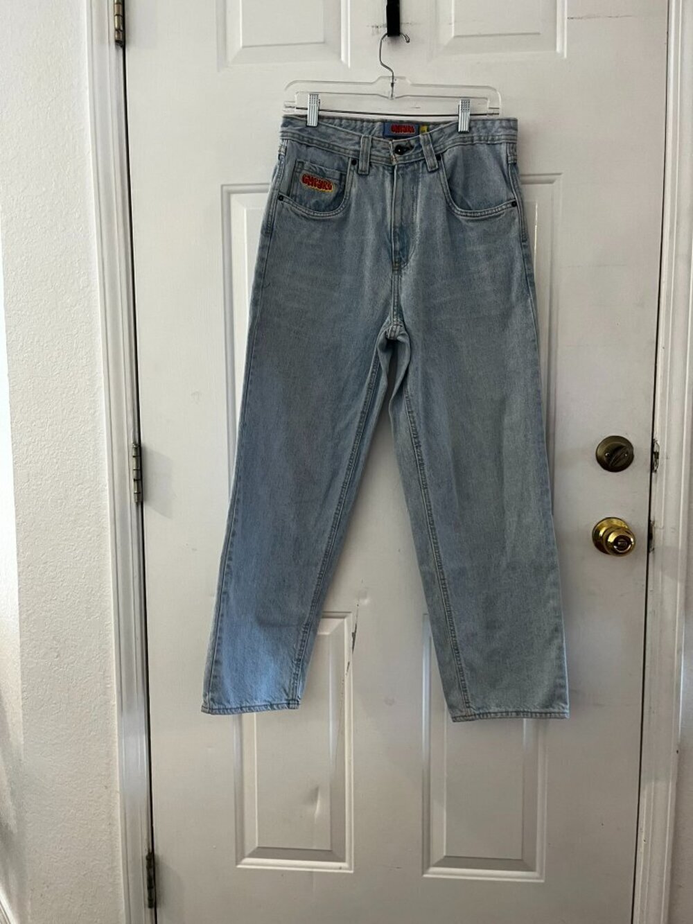 Empyre Men's Blue Relax loose Fit Skate y2k Straight Leg High-Rise Jeans Sz 30